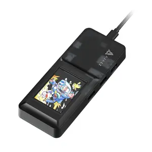 AJAZZ AKP01E Practical Expansion Dock 8-in-1 Desktop Assistant Office Visualization 4K HD Projection TF/SD Dual Card Slot USB-C Port Connection Suitable for various scenarios such as self media live streaming, office games, etc