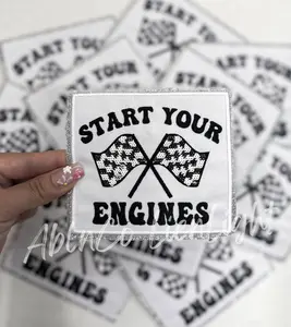 Start Your Engines Embroidery Patch Start Your Engines Embroidery Patch