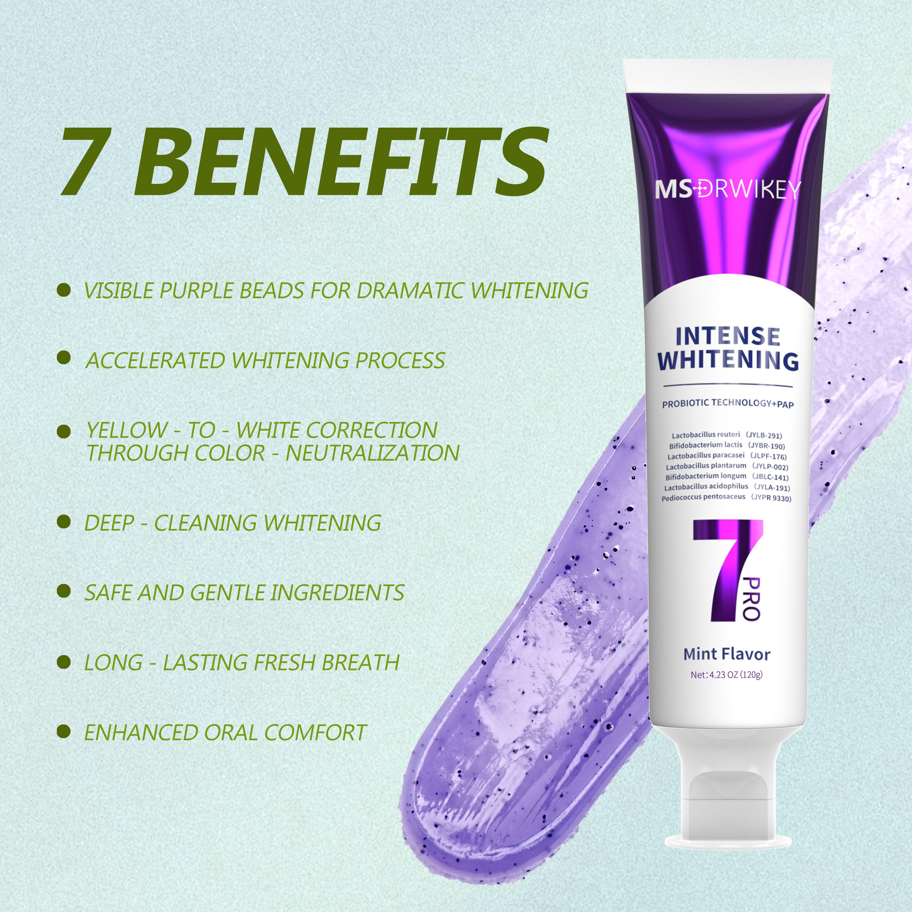 CEELIKE｜MSDRWIKEY Oral Care Gift Box (4-Piece) | 7Pro, SP-6, Mint Toothpaste & Probiotic Spray | Complete Fresh Breath & Enamel Care