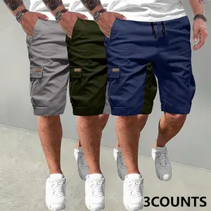Men’s solid-color drawstring-waist shorts, breathable and comfortable for summer, featuring a regular casual fit and multiple pockets. Minimalist solid-color design that’s versatile and stylish, featuring a lightweight, breathable fabric suitable for spor