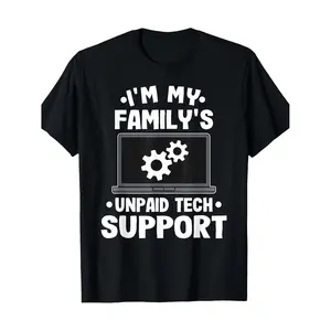 I Am Free Technical Support from My Family, Funny Computer Engineer T-shirt