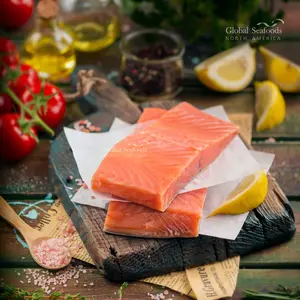 Premium Coho Salmon Fillet Portions - Fresh, Wild-Caught | Global Seafoods