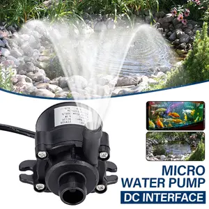 Micro Brushless DC12V 350L/h Motor Submersible Water Pump For Cooling System Fountain Accessories DC ZYW520