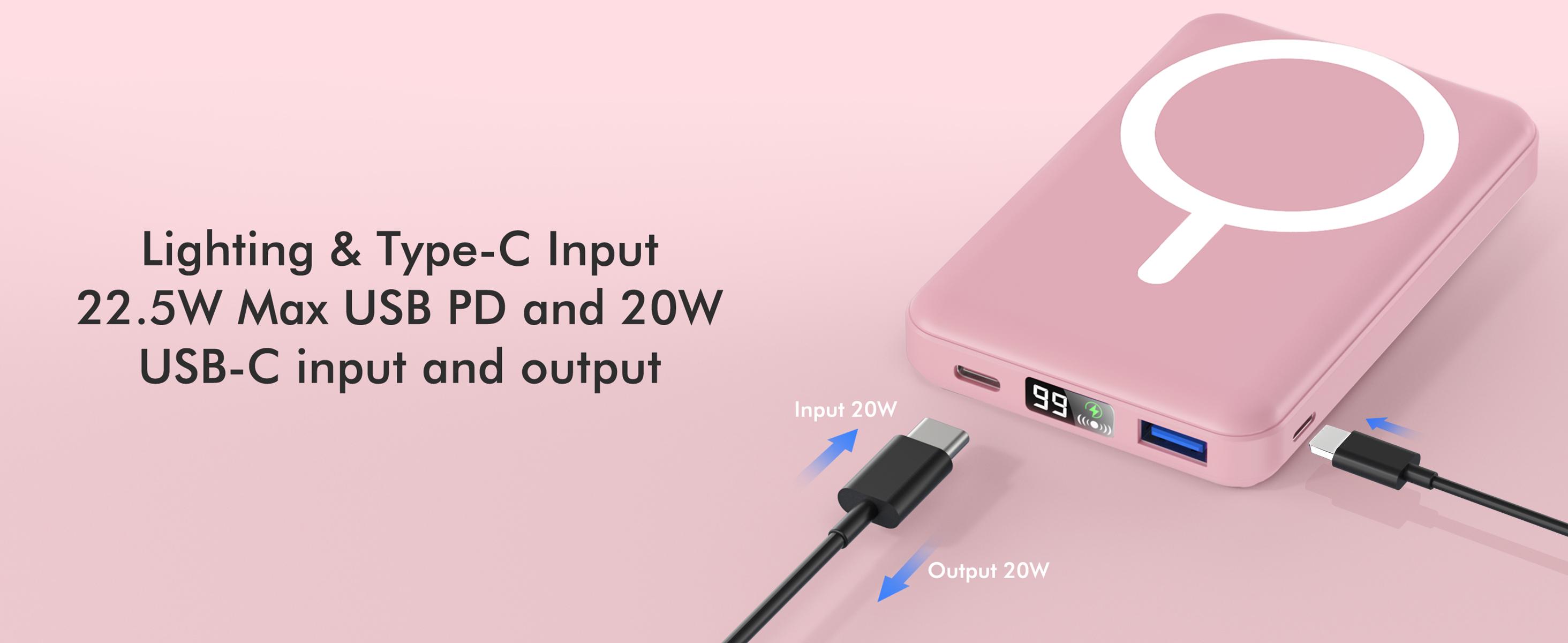 Power Bank,Magnetic Power Bank,10000mAh Wireless Portable Charger,22.5W Fast Charging Battery Pack with Foldable Stand,USB-C Cable,Magsafe-Compatible with Magsafe,for iPhone 17/17 Plus/17 Pro/17 Pro Max, iPhone 17/16/15/14/13/12/Pro Series Power Bank,Magnetic Power Bank,10000mAh Wireless Portable Charger,22.5W Fast Charging Battery Pack with Foldable Stand,USB-C Cable,Magsafe-Compatible with Magsafe,for iPhone 17/17 Plus/17 Pro/17 Pro Max, iPhone 17/16/15/14/13/12/Pro Series