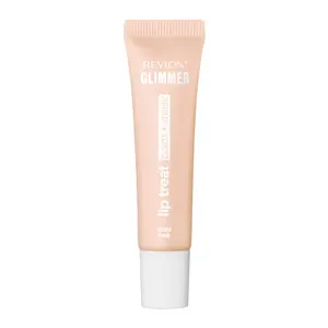 Revlon Glimmer Lip Treat Balm + Mask, Overnight Peptide Lip Treatment, Hydrating