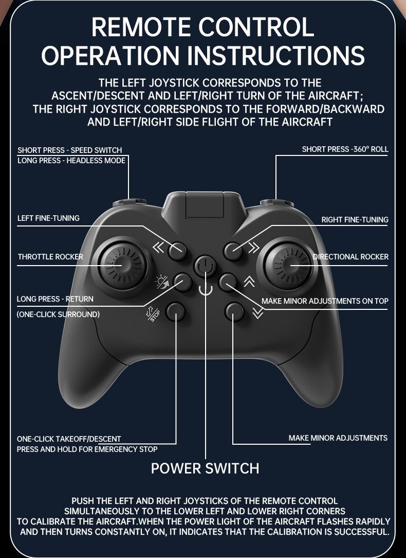 Flying Sword Drone Children's Toy- 2.4GRemote Control Foam Model AirplaneSwordhilt Design with One-Button Rotation &Barometric Lift Christmas