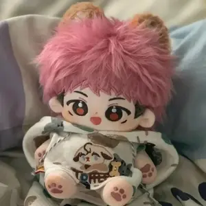 20cm Anime JK Itadori Yuji Kawaii Cosplay Plush Figures Doll Body With Skeleton Dress Up Clothing Plushies Toys Collection Gift