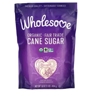 Wholesome Sweeteners Organic Cane Sugar, 1 lb (454 g)