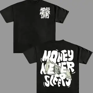 Pure cotton round-neck short-sleeve casual T-shirt, vintage fashion print, unisex, machine washable, perfect for vacation travel and casual wear