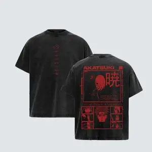 Retro Vintage Akatsuki Acid T-Shirt, Vintage Akatsuki Tee, Akatsuki Graphic, Aesthetic Anime Clothing