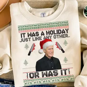 Keith Morrison xmas christmas sweater True Crime Ugly Christmas Sweater Party