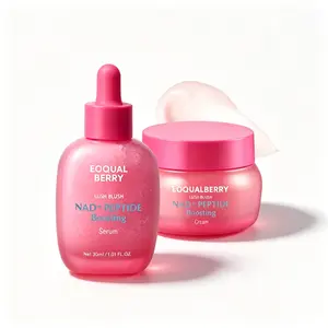 EQQUALBERRY NAD+ Longevity Ritual: Peptide Boosting Serum & Cream Duo Firming & Lifting for Face, Neck & Cellular Skin Repair & Body Advanced Anti-Aging