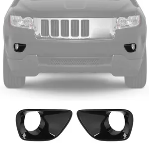For 2011-2013 Jeep Grand Cherokee WK2 Front Fog Light Lamp Cover Bezel Trim