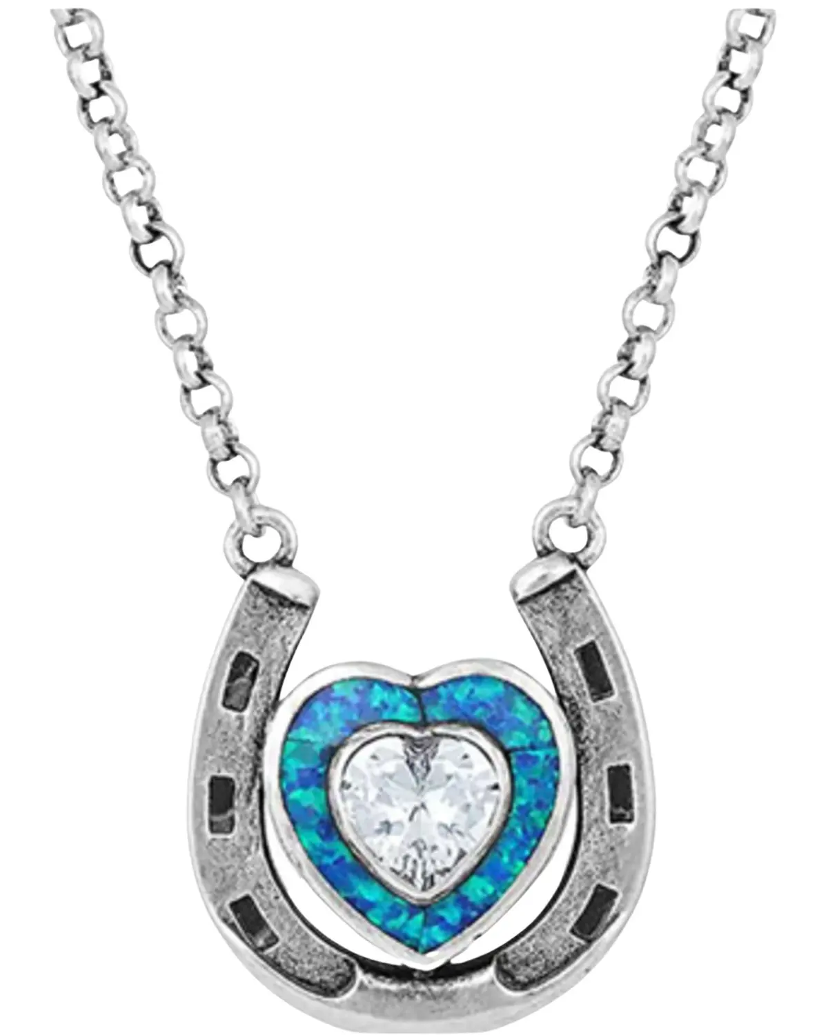 Montana Silversmiths Women's Women'S The Love Inside Luck Horseshoe - Nc4923