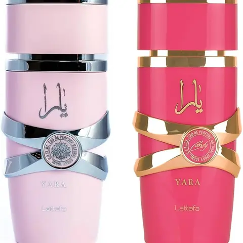 (2pc Bundle Pack) Yara + Yara Candy by Lattafa EDP Spray, 3.4oz
