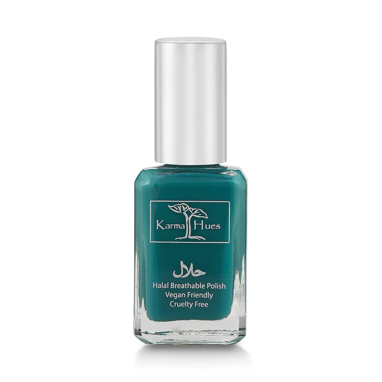 Karma Naturals Halal Nail Polish - Malala Shade, 0.43 fl oz Bottle, Breathable Vegan Wudu-Friendly Cosmetic for Adults' Manicure & Nail Art, Titanium Aluminium Powder Finish, Holiday/Birthday Gift