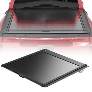 Retractable Hard Tonneau Cover, 5 FT Heavy Duty Automatic Retractable Truck Bed Cover Compatible with Toyota Tacoma 2024-2025, with Mechanical Lock & Key System, with T-Slot & Roll Bar Brackets