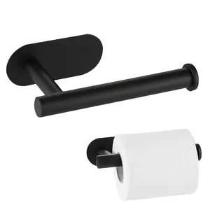 High-Quality Thick Rust-Resistant Toilet Paper Holder, Tissue Holder, No Drilling Adhesive Towel Rack, Ideal for Bathroom Kitchen Restroom
