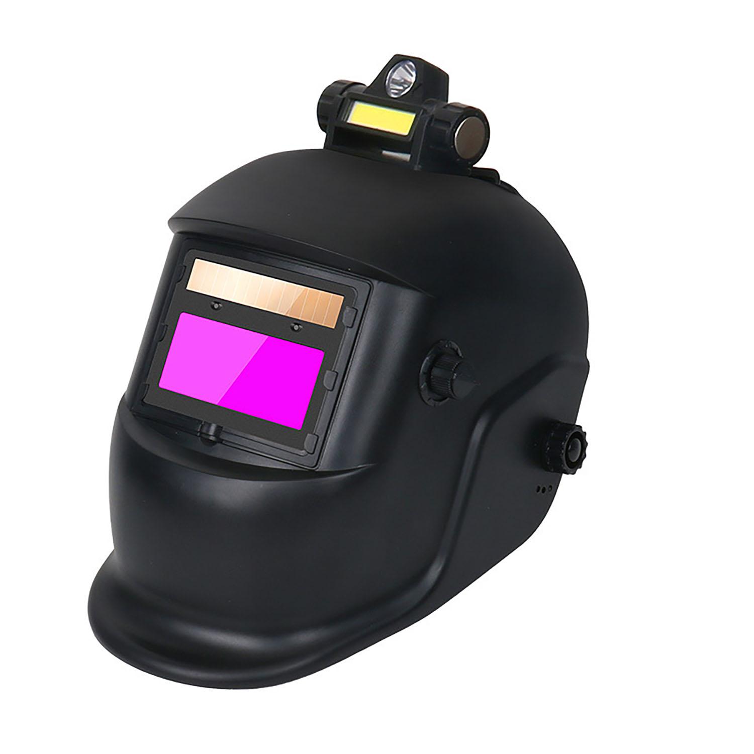 Welding Helmet with Light Solar Powered Welding Hood Wide Shade 4/9-13 for TIG MIG ARC