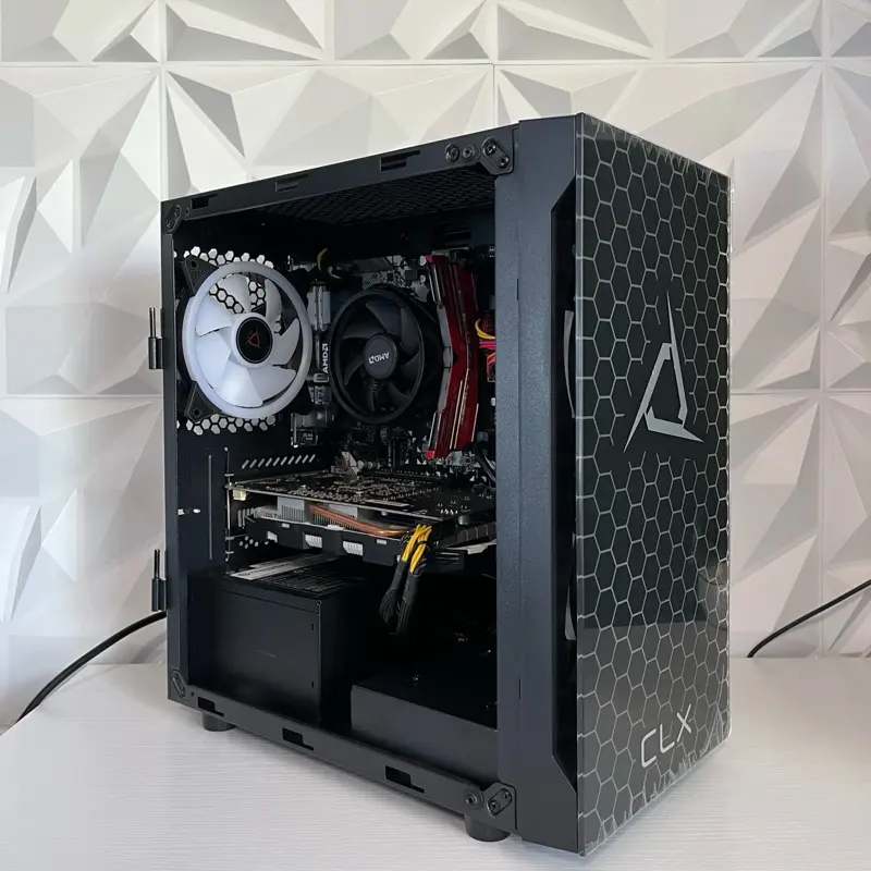 GTX 1060 6GB, Ryzen 5 2600, 8GB RAM | Black RGB Gaming Computer/PC