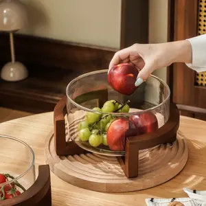 1set glass fruit tray snack candy inventory heart salad bowl storage cake tray home salad bowl candy tray snack tray fruit tray food storage breakfast tray suitable for wedding celebrations, party service tray