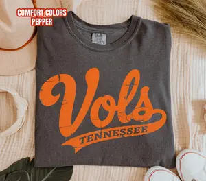 Comfort Colors Tennessee Vols T-shirt, Vols Game Day T-shirt, Unisex Tennessee Football Tee, Tennessee Pride T-shirt, Vintage Sport Team Shirt, Gift For Men, For Women