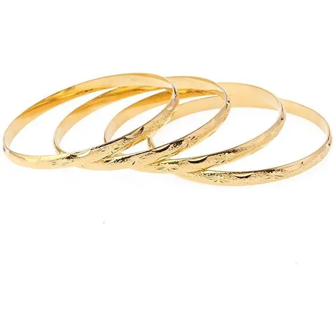 Women's Bangle Set, 12-Piece 6mm Gold-Filled Stackable Bracelets with Mixed Designs, Elegant Layered Jewelry for Daily Wear