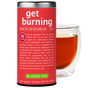 The Republic of Tea - Get Burning - Herbal Tea for Metabolism, 36 Tea Bags The Republic of Tea - Get Burning - Herbal Tea for Metabolism, 36 Tea Bags
