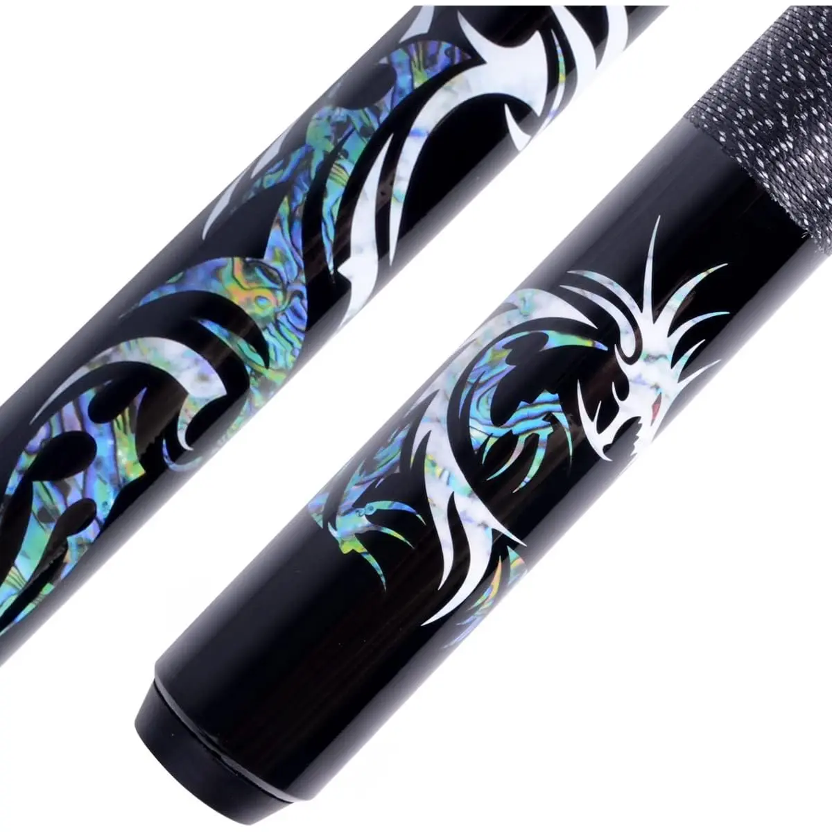 58 inch Hand-Painted Series 2- Billiard Pool Cue Stick with Irish Linen Wrap Yifanyou Sports