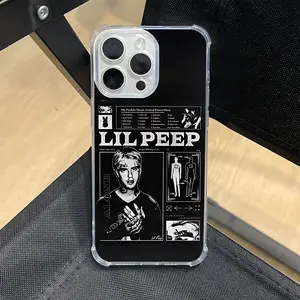 American Rapper Lil Peep Phone Case Suitable for iPhone 17 16e 16 15 14 13 12 11 Mini Pro Max Air X XR XSMAX 8 7 Plus Anti Fall Protective Transparent Soft Back Cover