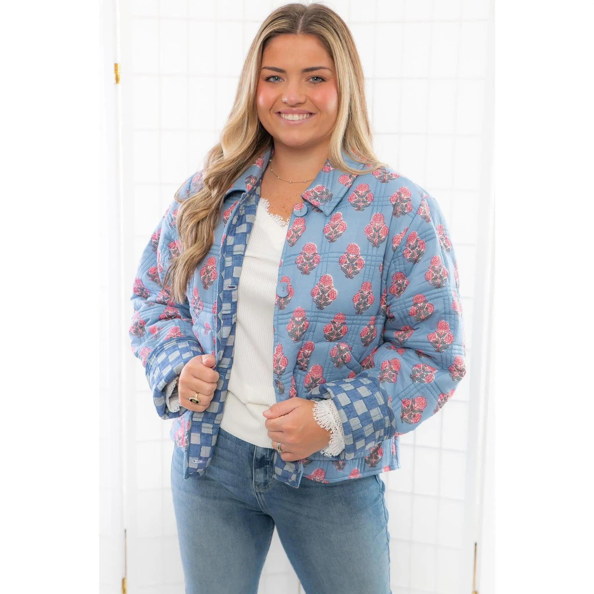 Laila Reversible Quilted Jacket