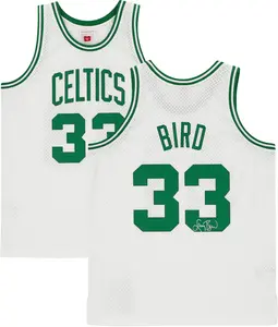 Larry Bird Boston Celtics Autographed White Mitchell & Ness Swingman Jersey - Fanatics Authentic Certified