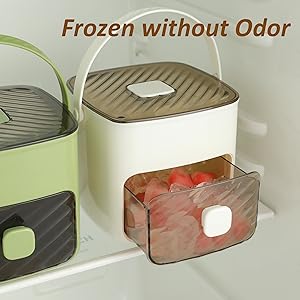 Ice Cube Tray with Lid and Bin, Ice Trays for Freezer, Flexible Ice Cube Trays,2 Pack for Freezer, 48 Pcs Ice Cube Mold with Ice Scoop for Personal Use in Whiskey, Cocktail, Coffee and DIY(White)