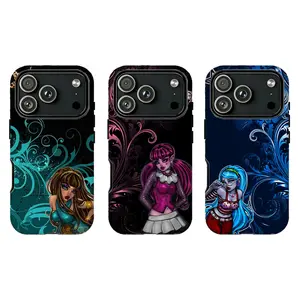 Monster High Phone Case ,Y2K Goth Aesthetic Gift for Her ,for iPhone 17 16 15 14 13 12 11 Pro Max X XS for Samsung  S21 S22 S23 S24 S25 S26 Plus Ultra,The Best Gift for Yourself,Partner,Friends, and Family, Phone Accessories