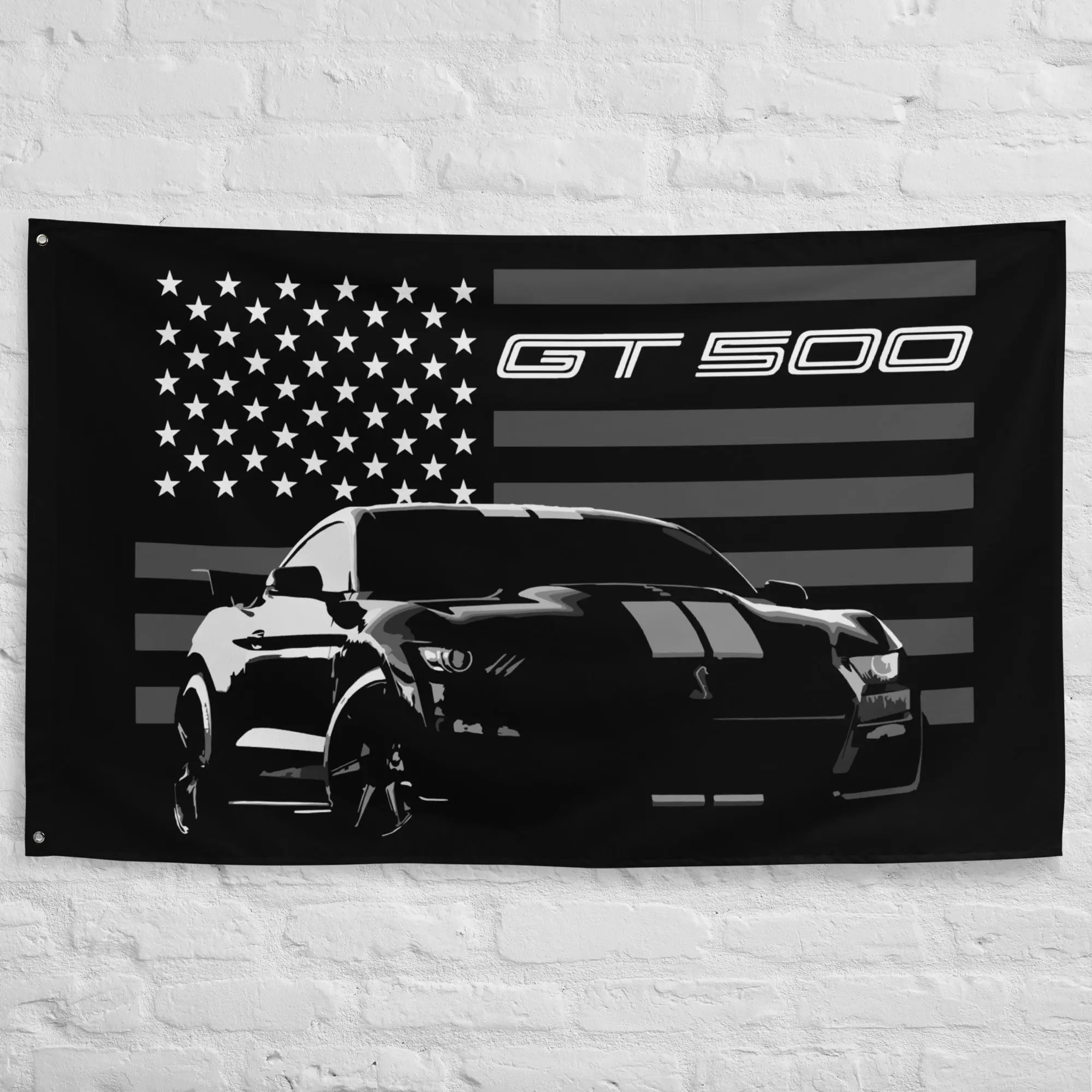 2020 Mustang Shelby GT500 Stang Driver Gift Custom Car Club Garage Office Man Cave Banner Flag 34.5" x 56"
