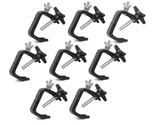8 CHAUVET DJ CLP-03 Light-Duty C-Clamps for 1-2" Truss