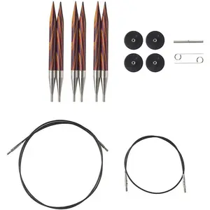 Options Wood Interchangeable ting Needle Set: Bulky Edition (Radiant)