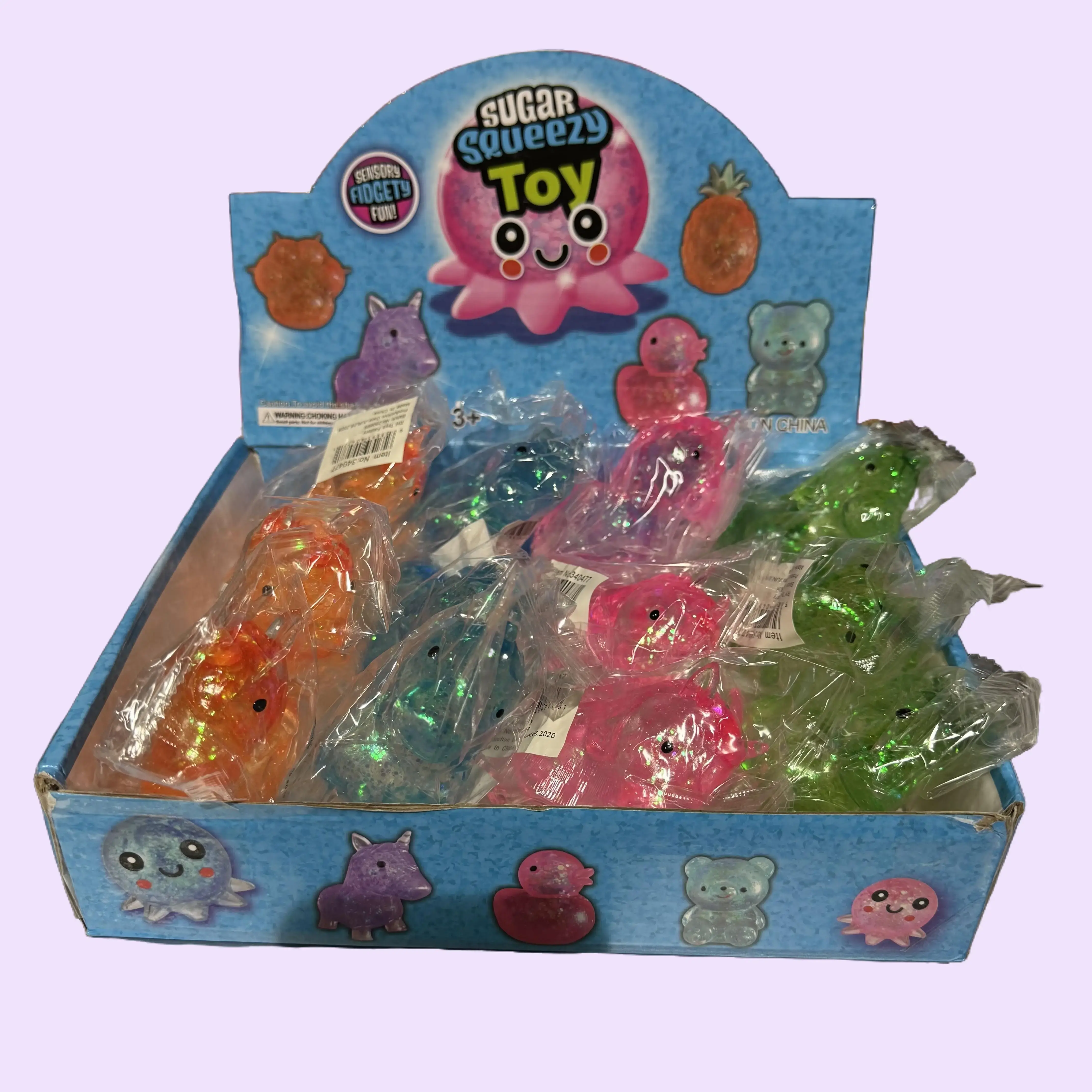 Unicorn Glitter Sugar Squishy Stress Relief Toy
