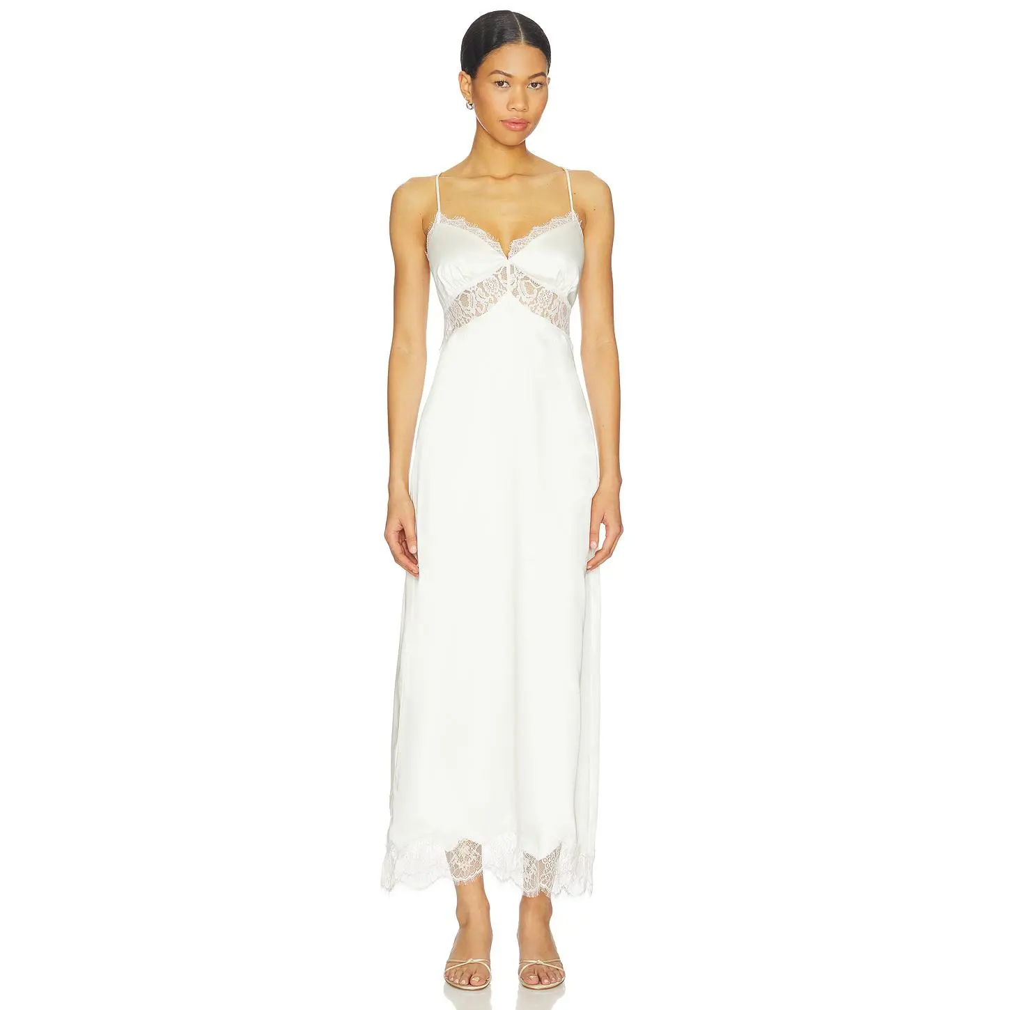 MORE TO COME Draya Maxi Dress in Ivory