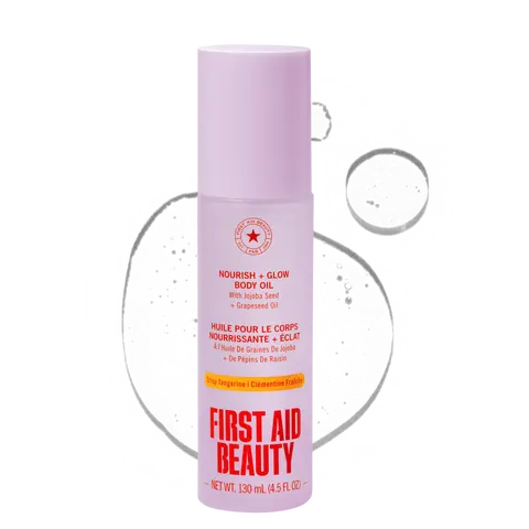 First Aid Beauty After-Shower Nourishing Body Oil for Deep Hydration + Soft Glowing Skin Hydrating Body Oil Revitalizing Body Oil