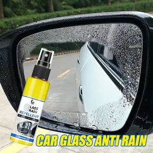 Car Glass Water Repellent Spray, Premium Anti-Rain Coating for Windshield and Mirrors, Hydrophobic Car Glass Treatment