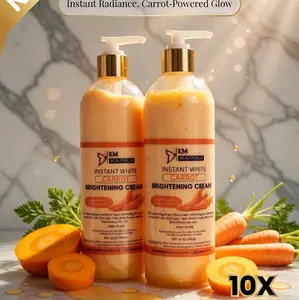 BEST STRONG BRIGHTENING CARROT BODY LOTION 500ML UP TO 10SHADES.