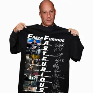 Fast And Furious Tee, Fast And Furious Anniversary Shirt, Fast Furious Shirt, Vin Diesel Shirt, Paul Walker T-Shirt, Dom Toretto Shirt