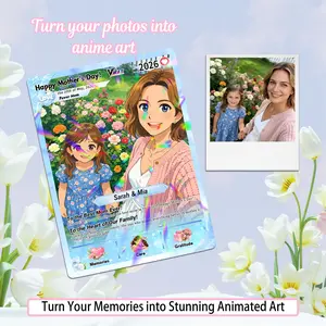 Best Mom Ever PokeMom Card,Personalized Pokémon Card, Gift for Mom, Poke Anniversary Card, Mother's Day Gift, Custom PokeMom Card with Photo