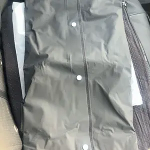 Unisex Eva Waterproof Rainproof Raincoat, Stylish Long Hooded Rain Jacket, Perfect for Strolls in the Rain, Rainy Days, Rainy Season, Available in Multiple Sizes
