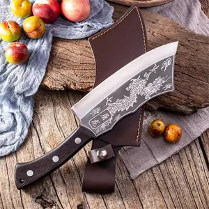 Kitchen Chef Knife, Handmade Knife, Stainless steel Hand Forged  Kitchen Chef Butcher Knife Bone Cutting Knife Chopping