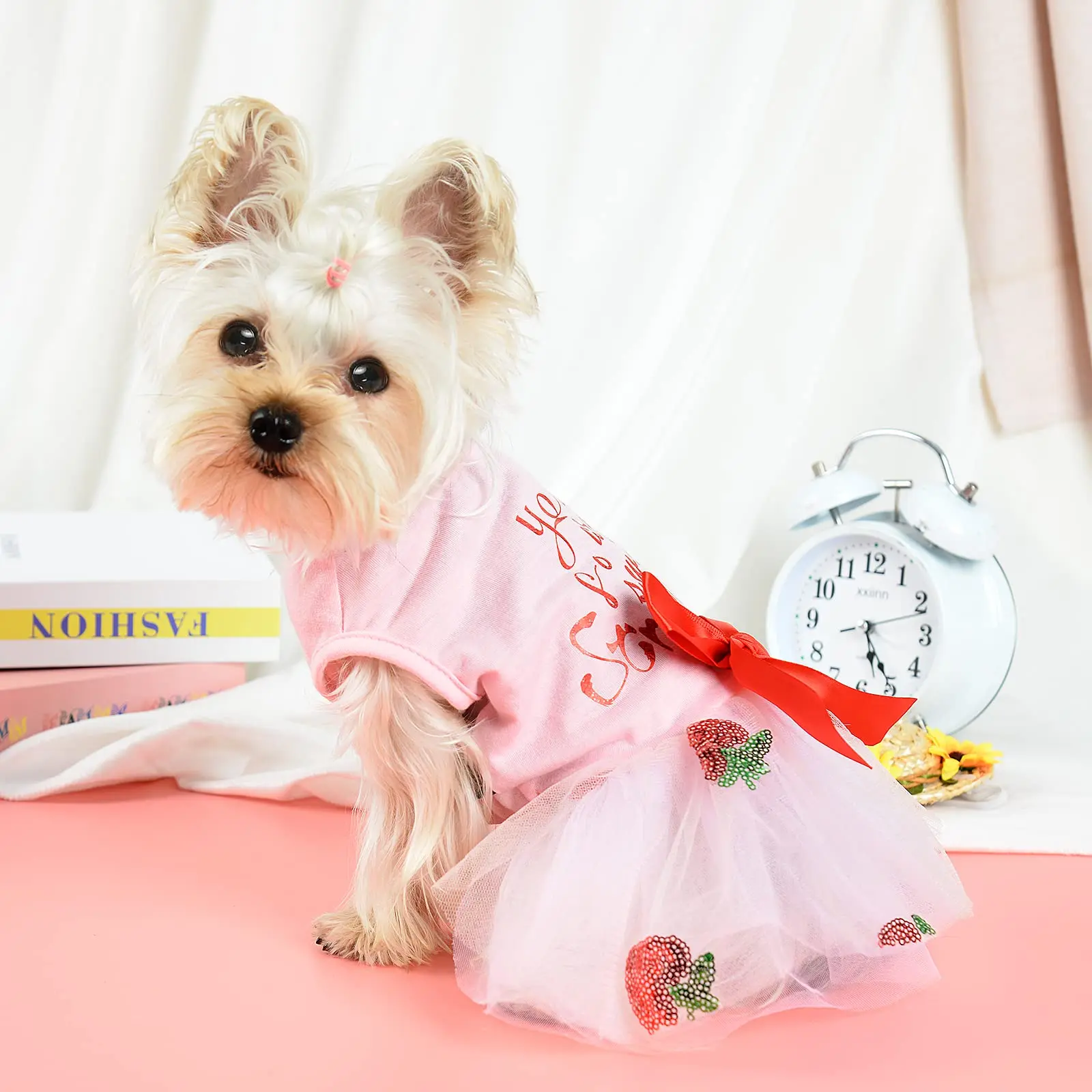 Dog Dress Dog Dresses for Small Dogs Girl Mesh Puppy Dress Summer Dog  Clothes Yorkie Chihuahua Teacup Outfits Clothing Apparel Pet Cat Princess Dress  Dog Birthday Outfit - TikTok Shop