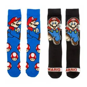 Super Mario Men's Set of 2 Character Crew Socks