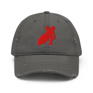 Red Rider Distressed Dad Hat