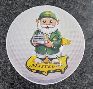2026 The Masters Golf Gnome Golf Ball Decal Vinyl Sticker Green Jacket W/ Trophy